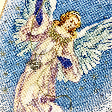 DIY Counted Cross Stitch Kit "Good news"
