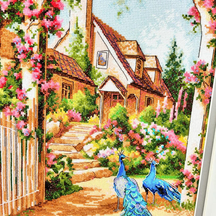 DIY Counted Cross Stitch Kit "Rose garden"