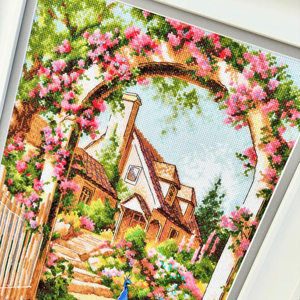 DIY Counted Cross Stitch Kit "Rose garden"