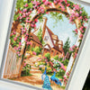 DIY Counted Cross Stitch Kit "Rose garden"