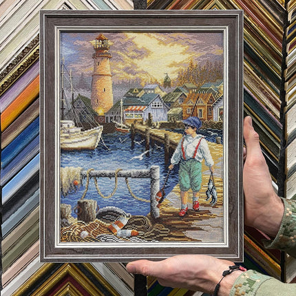 DIY Counted Cross Stitch Kit "Dad's assistant"