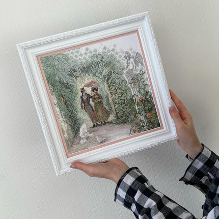 DIY Counted Cross Stitch Kit "Date in the park"
