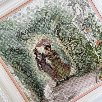 DIY Counted Cross Stitch Kit "Date in the park"