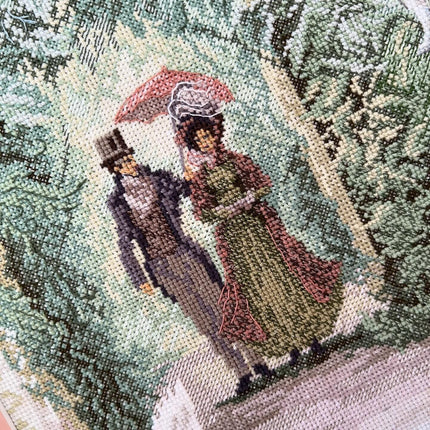 DIY Counted Cross Stitch Kit "Date in the park"