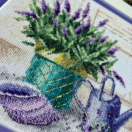 DIY Counted Cross Stitch Kit "Lilac sketch"