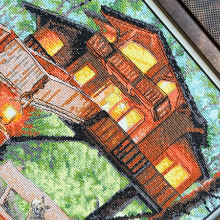 DIY Counted Cross Stitch Kit "Secret place"