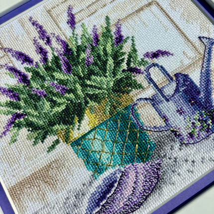 DIY Counted Cross Stitch Kit "Lilac sketch"