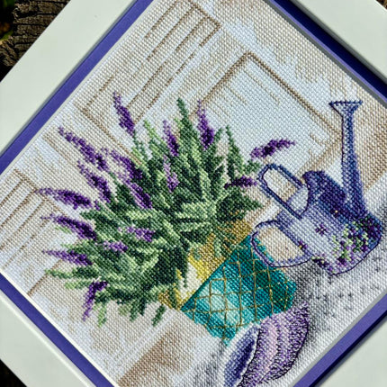DIY Counted Cross Stitch Kit "Lilac sketch"
