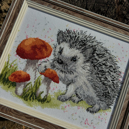 DIY Counted Cross Stitch Kit "Hedgehog"