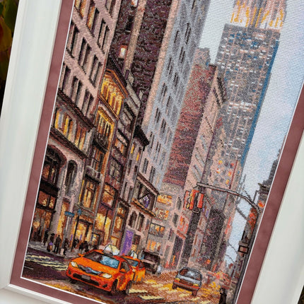 DIY Counted Cross Stitch Kit "New York"
