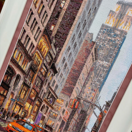 DIY Counted Cross Stitch Kit "New York"
