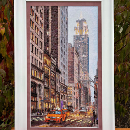 DIY Counted Cross Stitch Kit "New York"