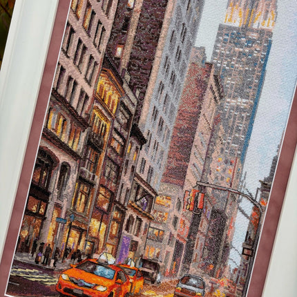 DIY Counted Cross Stitch Kit "New York"