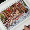 DIY Counted Cross Stitch Kit "Friends on a walk"