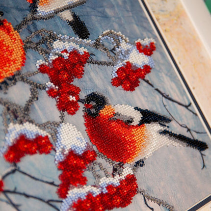 DIY Beadwork kit "Bright colors of winter"