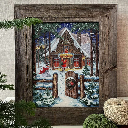 DIY Counted Cross Stitch Kit "On the eve of the holidays"