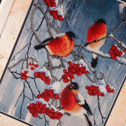 DIY Beadwork kit "Bright colors of winter"