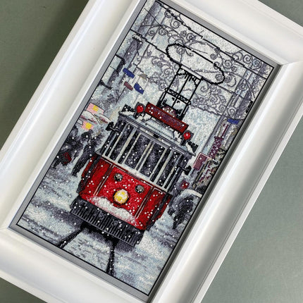 DIY Counted Cross Stitch Kit "Tram"