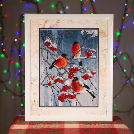 DIY Beadwork kit "Bright colors of winter"