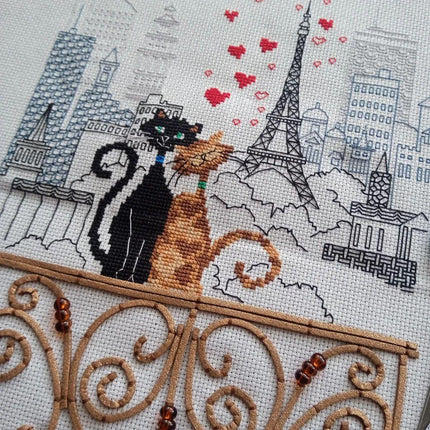 DIY Counted Cross Stitch Kit "Lovers"