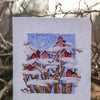 DIY Cross stitch kit with a printed canvas "Christmas fairytale"