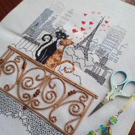 DIY Counted Cross Stitch Kit "Lovers"