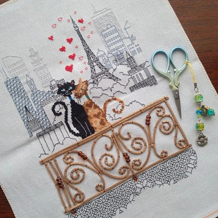 DIY Counted Cross Stitch Kit "Lovers"