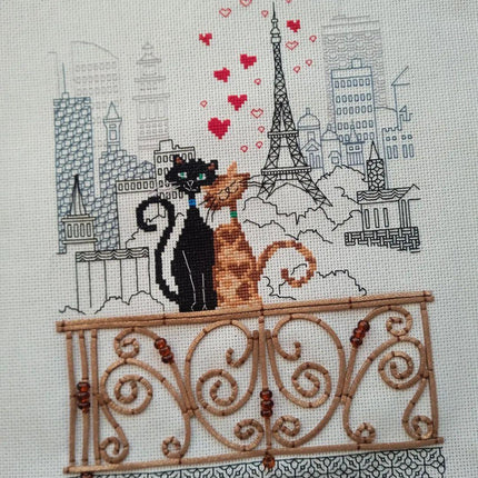 DIY Counted Cross Stitch Kit "Lovers"