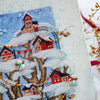 DIY Cross stitch kit with a printed canvas "Christmas fairytale"