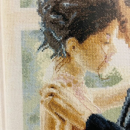DIY Counted Cross Stitch Kit "Meeting"