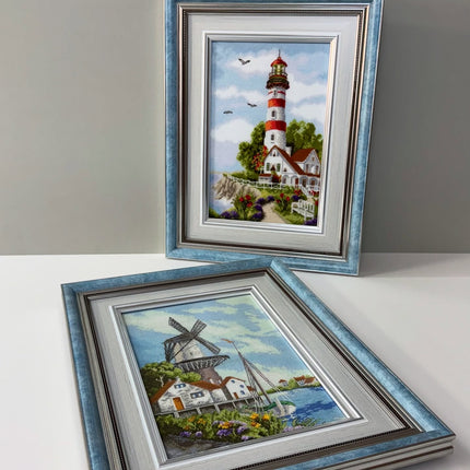 DIY Counted Cross Stitch Kit "At the native coast"