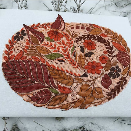 Counted Cross Stitch Kit "Colors in autumn"