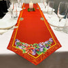 DIY Table Runner kit "Christmas Flower", Bead Embroidery Kit, Handmade table runner