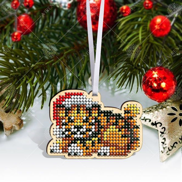 Christmas Bead Embroidery Kit Christmas toys 