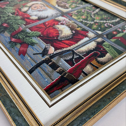 DIY "Candy Cane Santa" 11.8"x16.1"