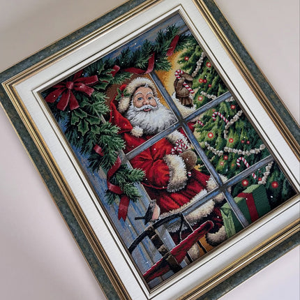 DIY "Candy Cane Santa" 11.8"x16.1"