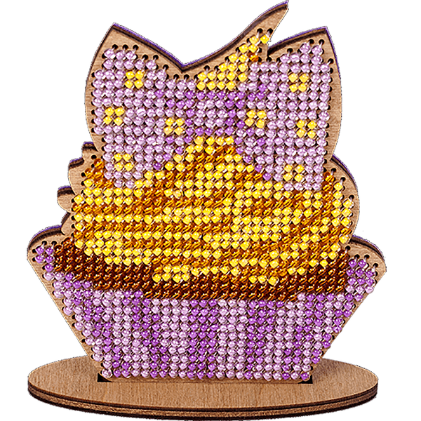 DIY Beaded embroidery on wood kit 