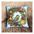 DIY Bead embroidery cushion cover kit "Christmas wreath with a bird"