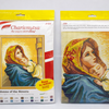 DIY Cross Stitch Kit with Printed canvas "Wandering Madonna"