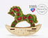 🎠 DIY Counted Cross Stitch Kit Rocking Horse "Watermelon"