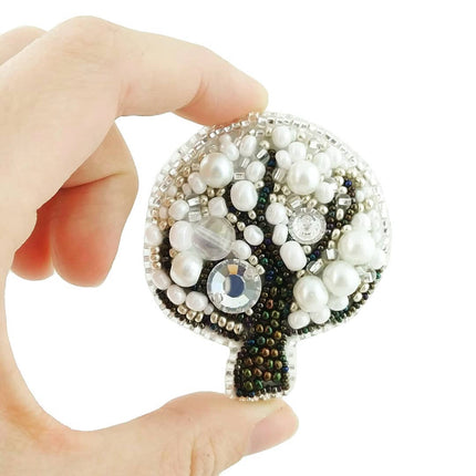 Beadwork kit for creating broоch "Tree"
