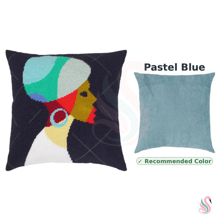 Needlepoint Pillow Kit "Dignity"