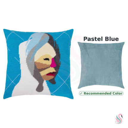 Needlepoint Pillow Kit "Strength"