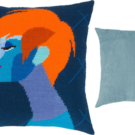 Needlepoint Pillow Kit "Temptation"