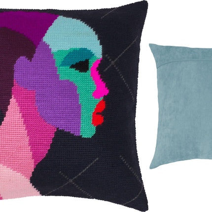 Needlepoint Pillow Kit "Mysteriousness"