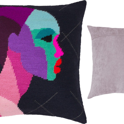 Needlepoint Pillow Kit "Mysteriousness"