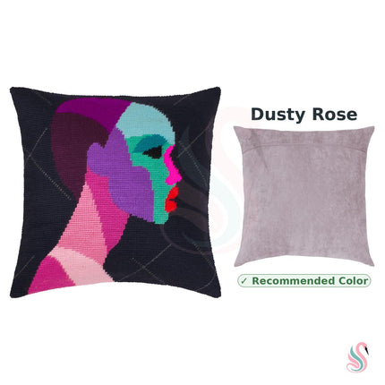 Needlepoint Pillow Kit "Mysteriousness"