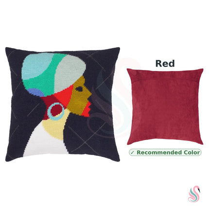 Needlepoint Pillow Kit "Dignity"