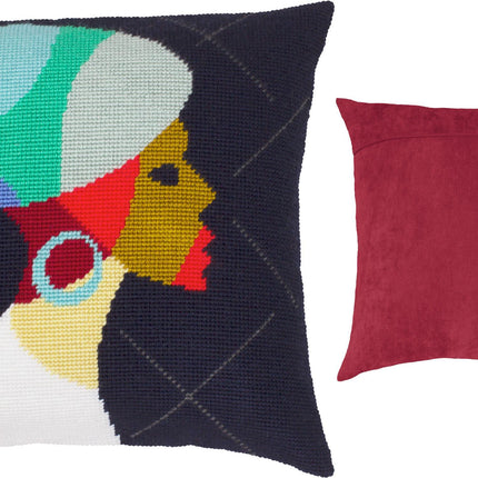Needlepoint Pillow Kit "Dignity"