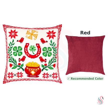 Needlepoint Pillow Kit "Talisman for Wealth and Good Luck"
